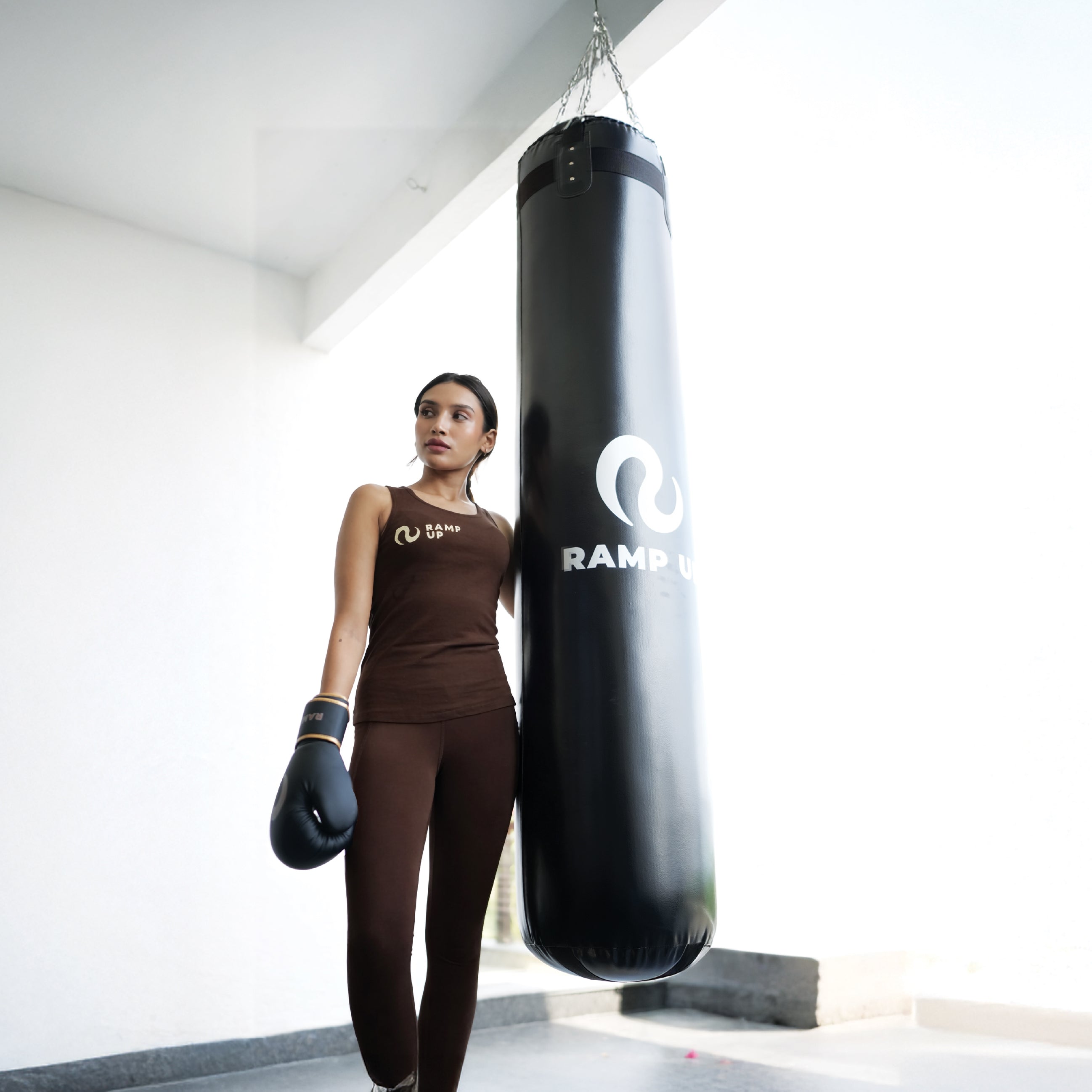 Punching Bag with Chains